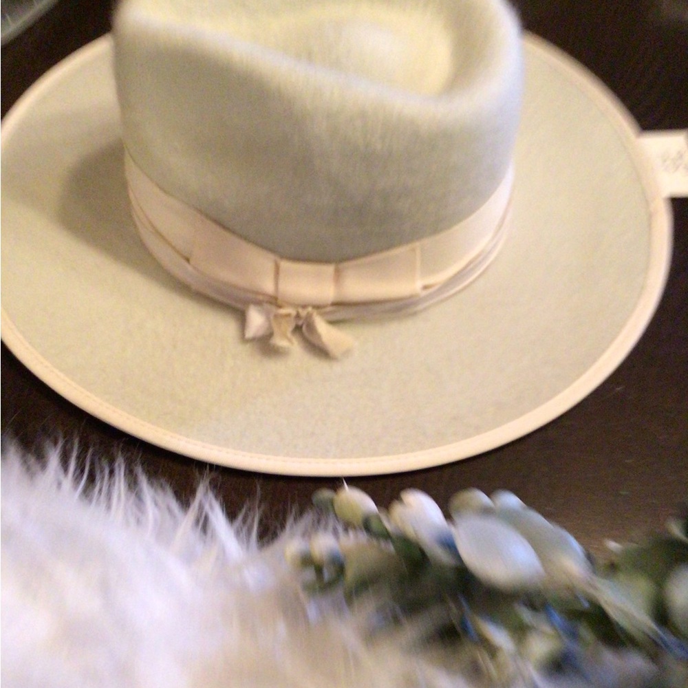 Rare Wyeth brushed creamy mint rancher